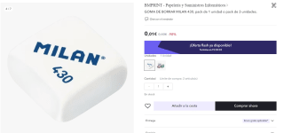 Material escolar desde solo 0,01€