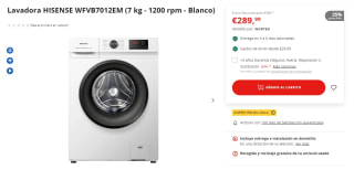 Hasta 20% + 15% EXTRA descuento en electrodomésticos en Worten
