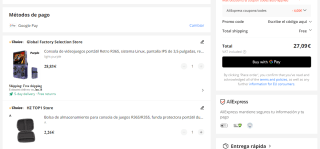 Consola videojuegos portátil Retro R36S + Bolsa de almacenamiento por 27,09€