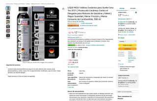 LIQUI MOLY Cera Tec 3721 Aditivo Cerámico para Aceite de Motor por 17,11€€