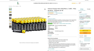 40 unidades Pilas alcalinas Intenso Energy Ultra AAA Micro LR03 por 9,56€