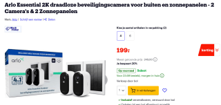 ARLO ESSENTIAL 2 2K Outdoor Camera 2pck voor €199 bij Bol