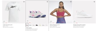 Reebok Summer Sale met tot 50% korting op geselecteerde items