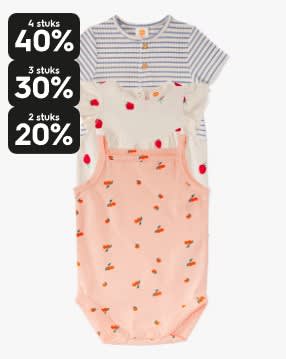 Tot 35% stapelkorting op rompers bij HEMA