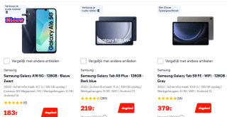 Tot 25% korting op Samsung smartphones en tablets bij Bol