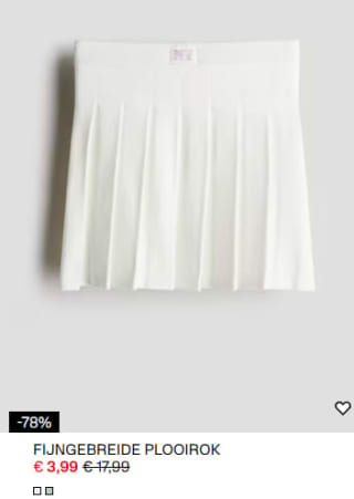 Tot 86% korting in de sale van H&M
