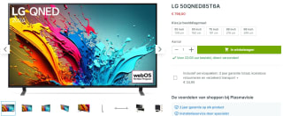 LG 50QNED85T (2024) 4K 55" TV voor €798 bij Plasmavisie