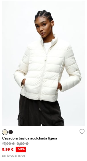 Rebajas cazadoras desde 8,99€ y más ropa a precios de locura