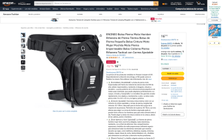 Bolsa Pierna Moto Hombre Riñonera de Pierna por 16,31€