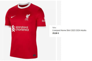 Camiseta 1ª Equipacion del Liverpool 23/24 Nike de Hombre por 29€