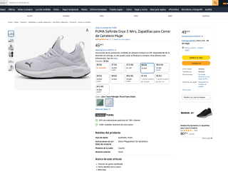 Zapatillas PUMA Softride Enzo 5 Mujer por solo 45€