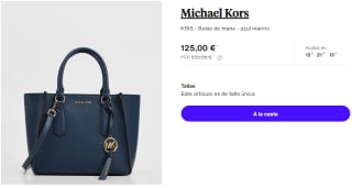 Bolso de Mano Michael Kors KRIS por 125€