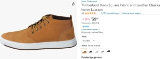 Timberland Leather Chukka heren Laarzen voor €39,98 bij Amazon