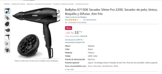 Secador Shine Pro BaByliss 6713DE por 33.77€