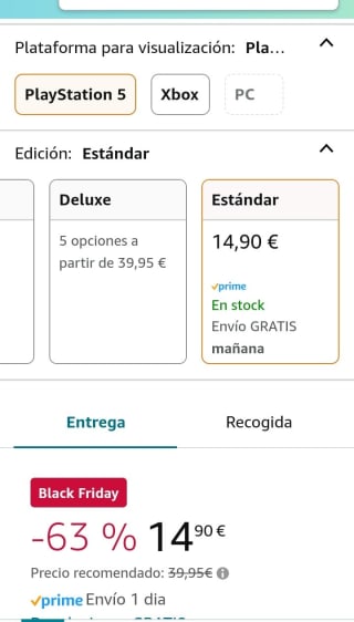 Warner Bros Gotham Knights Standard Edition PS5 por 14,90€.