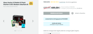 Pack Xbox Series X por 489€