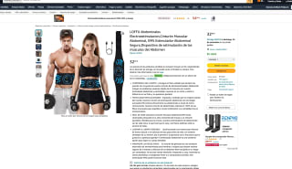 Electroestimulador Abdominal LOFFU EMS por tan solo 16,95€
