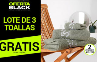 3 toallas gratis pedido superior a 15€ en Venca