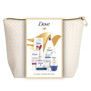 Dove Neceser con 5 productos + 2 packs de 4us de pilas AA marca Kodak por 7,93€