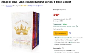 Ana huang's king of series: 4-book boxset voor €34,99 bij Bol