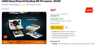 LEGO Ideas 21345 - Polaroid OneStep SX-70 camera voor €45,99 bij Bol