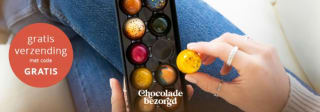 Gratis verzending bij Chocoladebezorgd