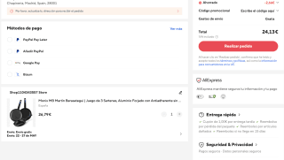 Monix MB Martín Berasategui Juego de 3 Sartenes Aluminio Forjado con Antiadherente sin PFOA Negro 18-22-26 cm a solo 24,13€