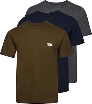 DKNY Logo 3 Pack Men's T-Shirt - £19.99