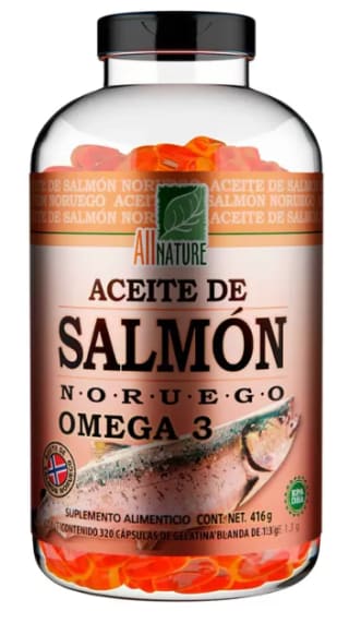 All Nature Aceite de Salmón Noruego Omega 3 por $455 en Costco