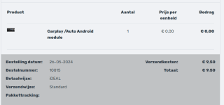 Prijsfout!! Carplay /Auto Android module gratis!