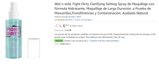 3 Botes de WET N WILD Fight Dirty Detox Setting Spray por 11.99€