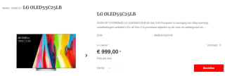 LG C2 Oled 55 inch voor €999 bij Hofma