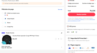 Cecotec Robot aspirador Conga 999 Map X-Treme por solo 76,13€