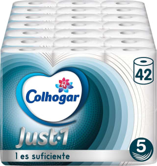 Colhogar Papel Higiénico Ultra Absorbente y Ultra Suave de 5 Capas total 42 rollos por 18,33€