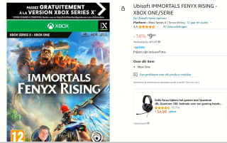 Immortals Fenyx Rising Platform: Xbox One, Xbox Series X voor €9,69 bij Amazon