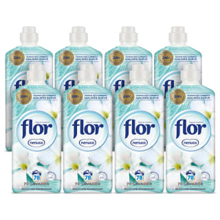8 Unidades de Flor - Suavizante para la ropa concentrado, aroma nenuco, hipoalergénico, 78 dosis por 16.49€