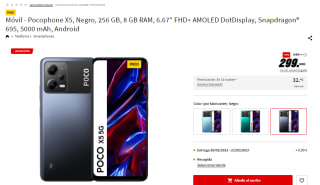 Teléfono Pocophone X5de 8GB/256GB por 299€ varios colores