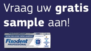 Gratis sample Fixodent kleefpasta