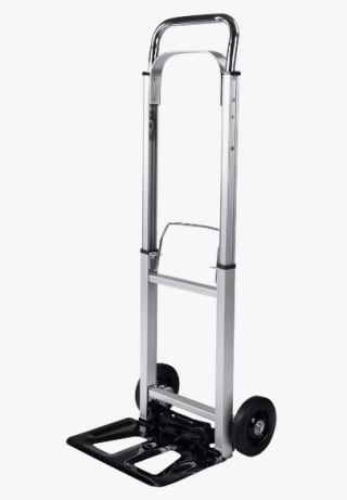 Carretilla de Mano de Aluminio Portátil Plegable hasta 100kg por 22,99€ (cuenta nueva por 10,99€)