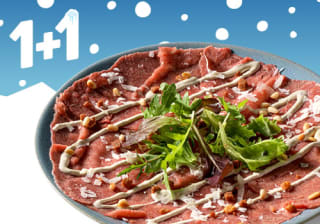 Diverse menu's 1+1 gratis bij de Beren