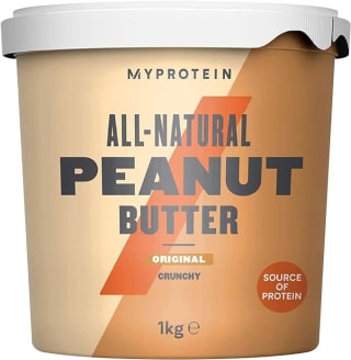MyProtein Crunchy Peanut Butter Natural (1 Kg) for only £3.99