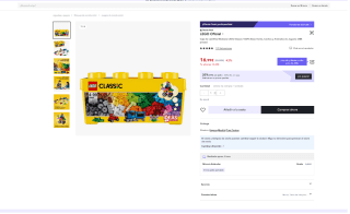 Caja de Ladrillos Mediana LEGO Classic por solo 11,89€