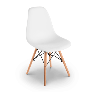 Pack x4 sillas Sena blancas por 66.99€