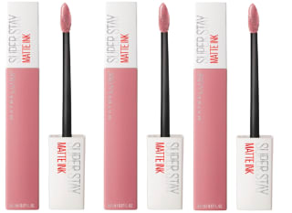 3 Unidades de Maybelline New York, SuperStay Matte Ink, Pintalabios Mate de Larga Duración, Tono 10 - Dreamer, Rosa Claro por 14.26€
