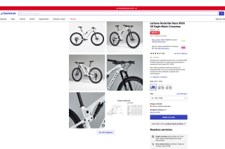 Bicicleta MTB doble 29" carbono Rockrider Race 900S GX Eagle Mavic Crossmax pot 1,889,99€