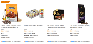 Amazon Compra 2 unidades, ahorra el 50 % en 1 productos alimentación