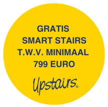 GRATIS Smart Stairs bij aankoop van een Upstairs traprenovatie met LED-verlichting