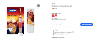 Oral-B Pro Kids - The Lion King - Elektrische Tandenborstel voor €11,99 in de Lidl webshop