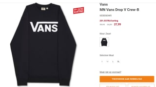 Vans MN Vans Drop V Crew-B sweater voor €27,99 bij Schuurman schoenen
