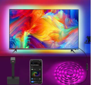 Tira luz led de TV con camara Salandens por $799 en Amazon